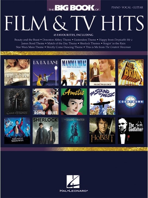 The Big Book Of Film & TV Hits – 45 Favourites | Piano, zang en gitaar