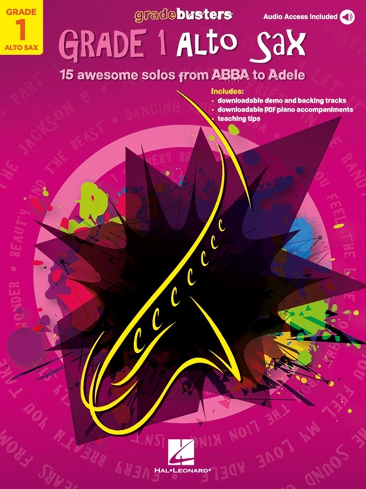 Gradebusters Grade 1 - Alto Saxophone – 15 awesome solos from ABBA to Adele | Altsaxofoon