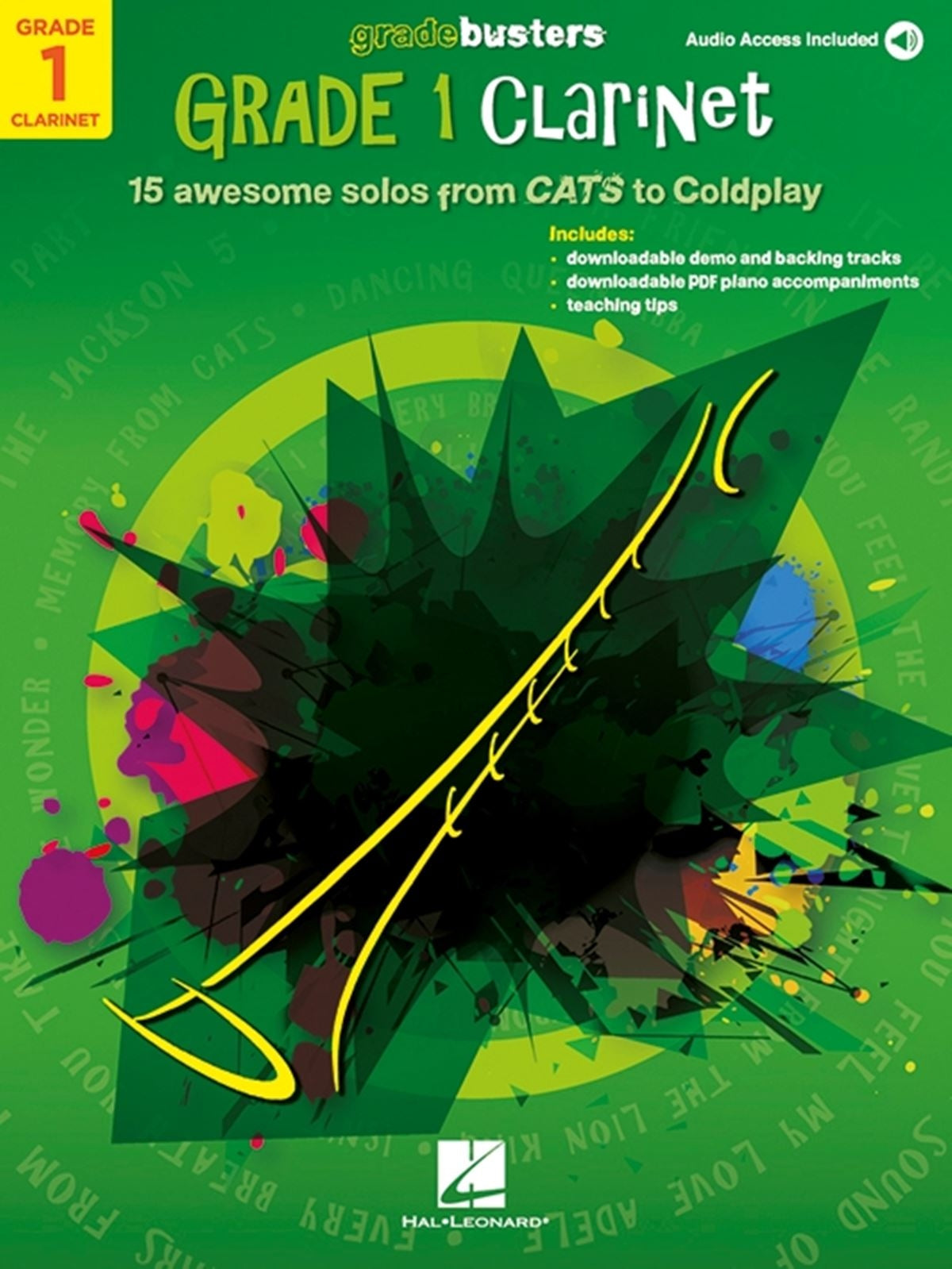 Gradebusters Grade 1 - Clarinet – 15 awesome solos from CATS to Coldplay | Klarinet