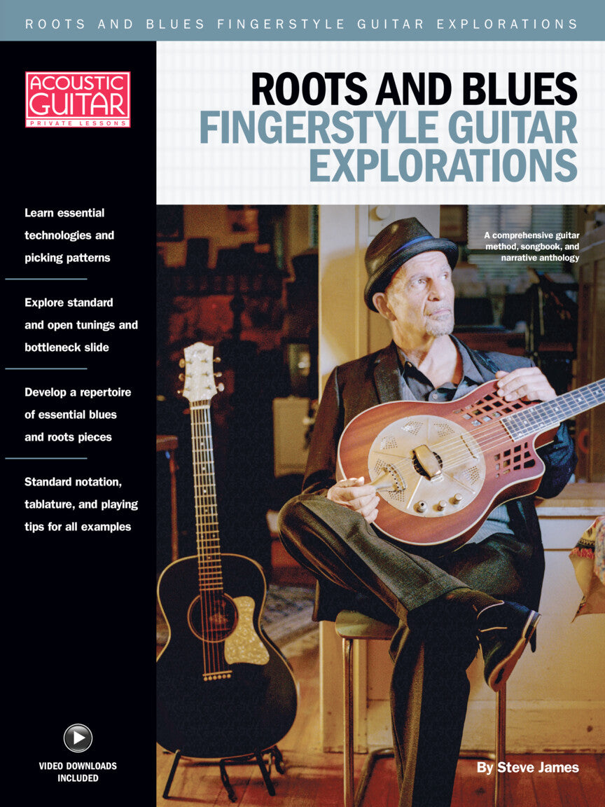 Roots & Blues Fingerstyle Guitar Explorations – Acoustic Guitar Private Lessons | Gitaar