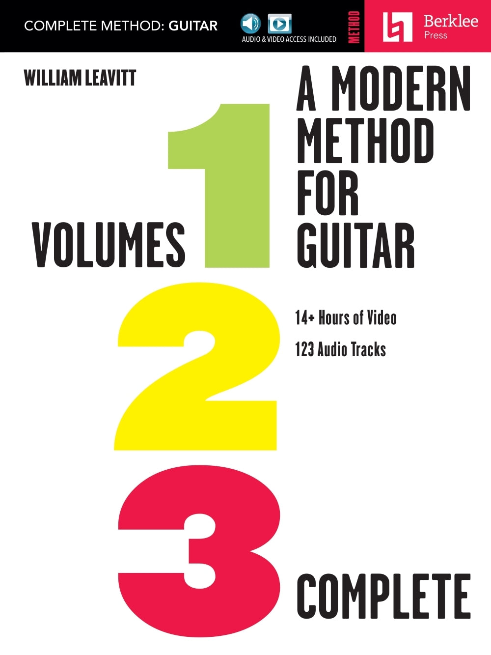 A Modern Method for Guitar - Complete Method – Volumes 1, 2, and 3 with 14+ Hours of Video and 123 Audio Tracks | Gitaar