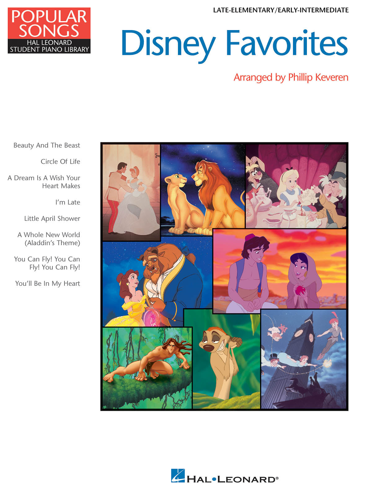 Disney Favorites – Popular Songs arranged by Philip Keveren - 8 Favorites | piano