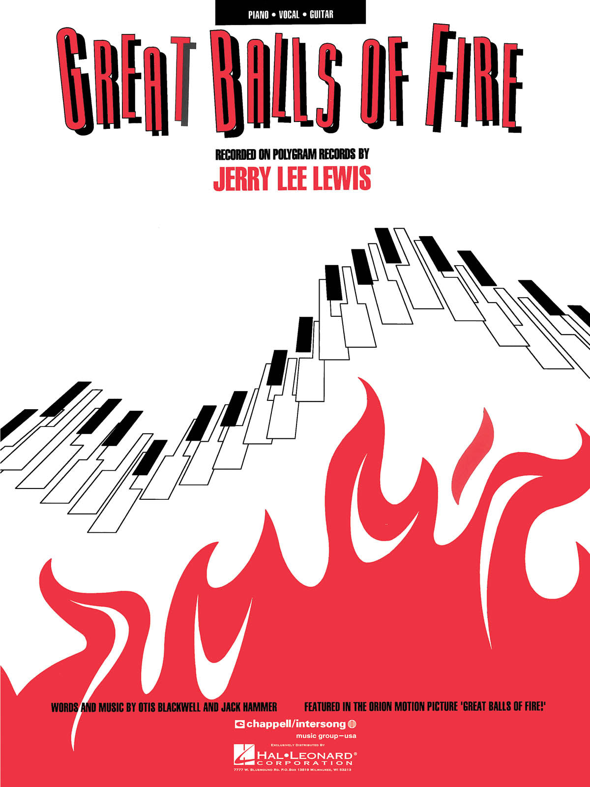 Great Balls of Fire | Piano, zang en gitaar