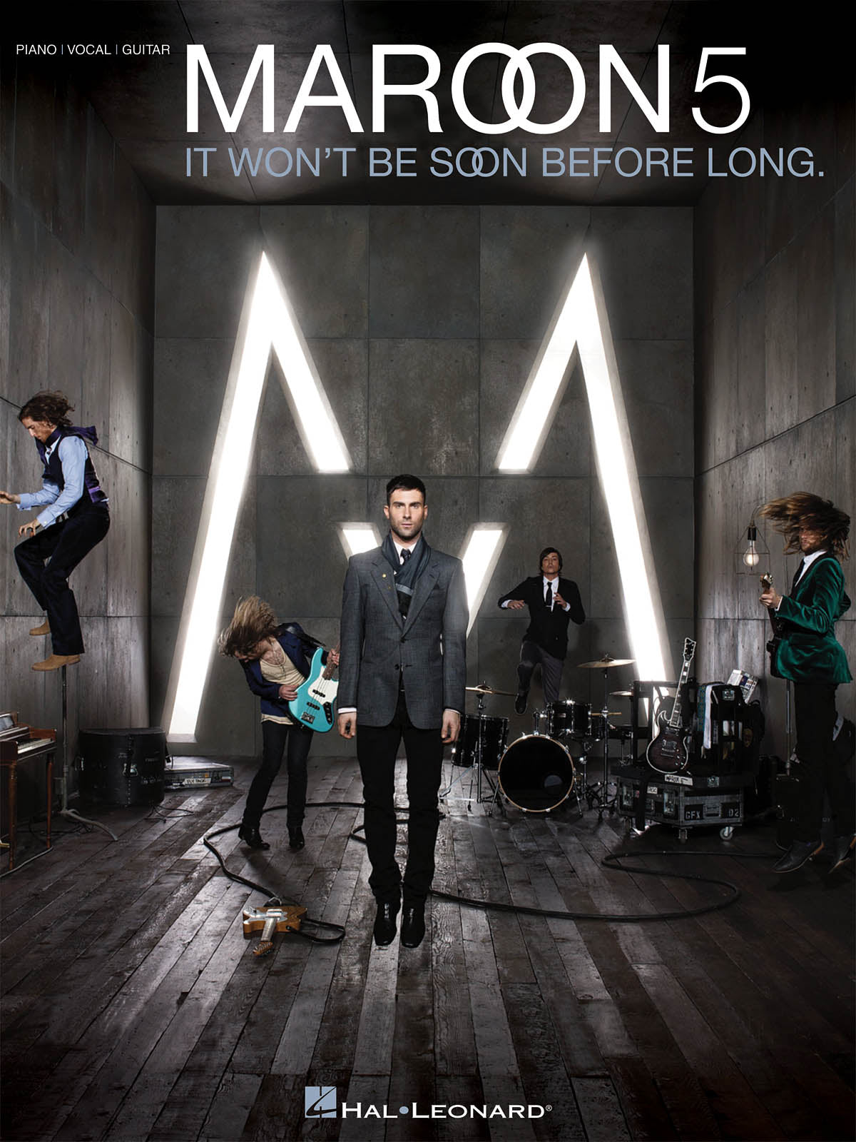 Maroon 5 It Won't Be Soon Before Long | Piano, zang en gitaar