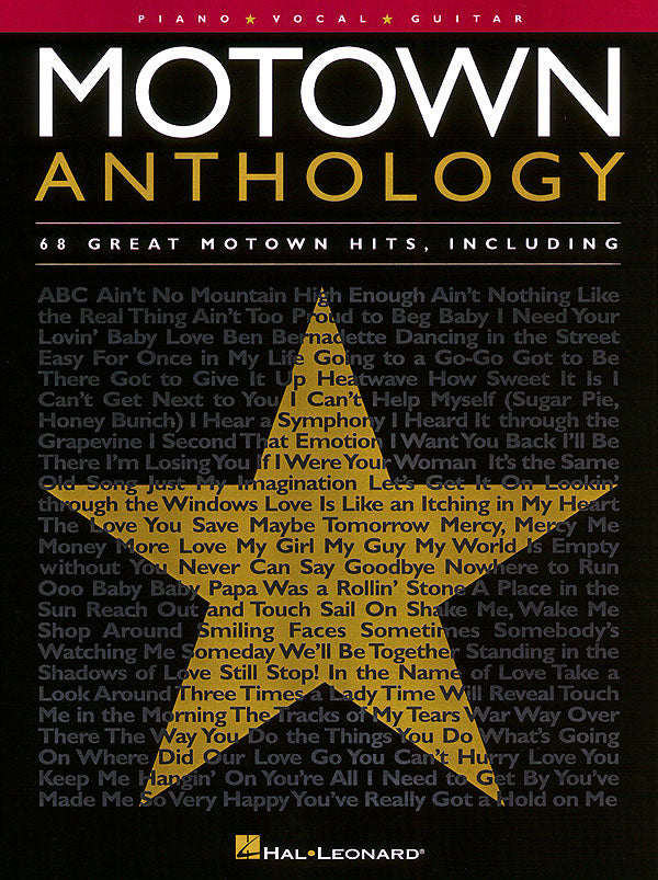 Motown Anthology | Piano, zang en gitaar