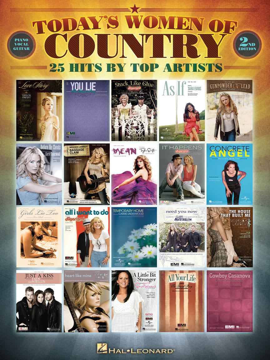 Today's Women of Country - 2nd Edition | Piano, zang en gitaar