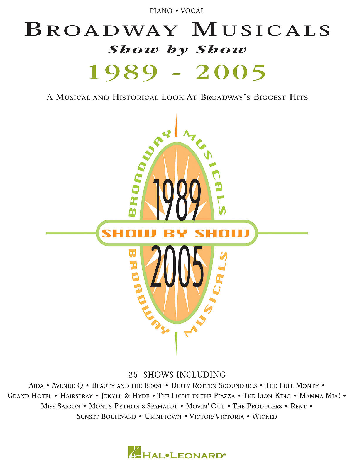 Broadway Musicals Show by Show, 1989-25 | Piano, zang en gitaar