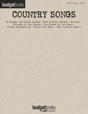 Country Songs – Budget Books | Piano, zang en gitaar