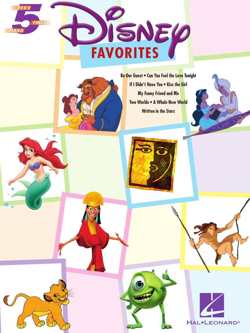 Disney Favorites - Five-Finger Piano – 8 songs for beginners