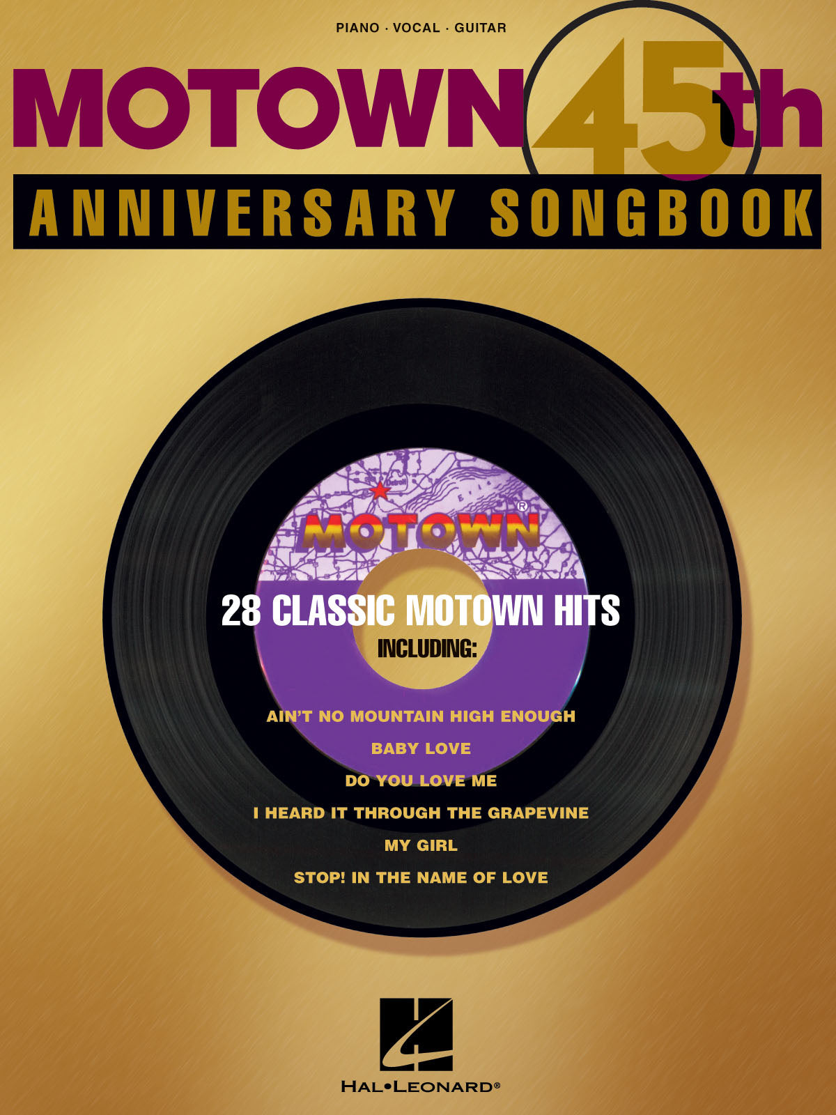 Motown 45th Anniversary Songbook | Piano, zang en gitaar