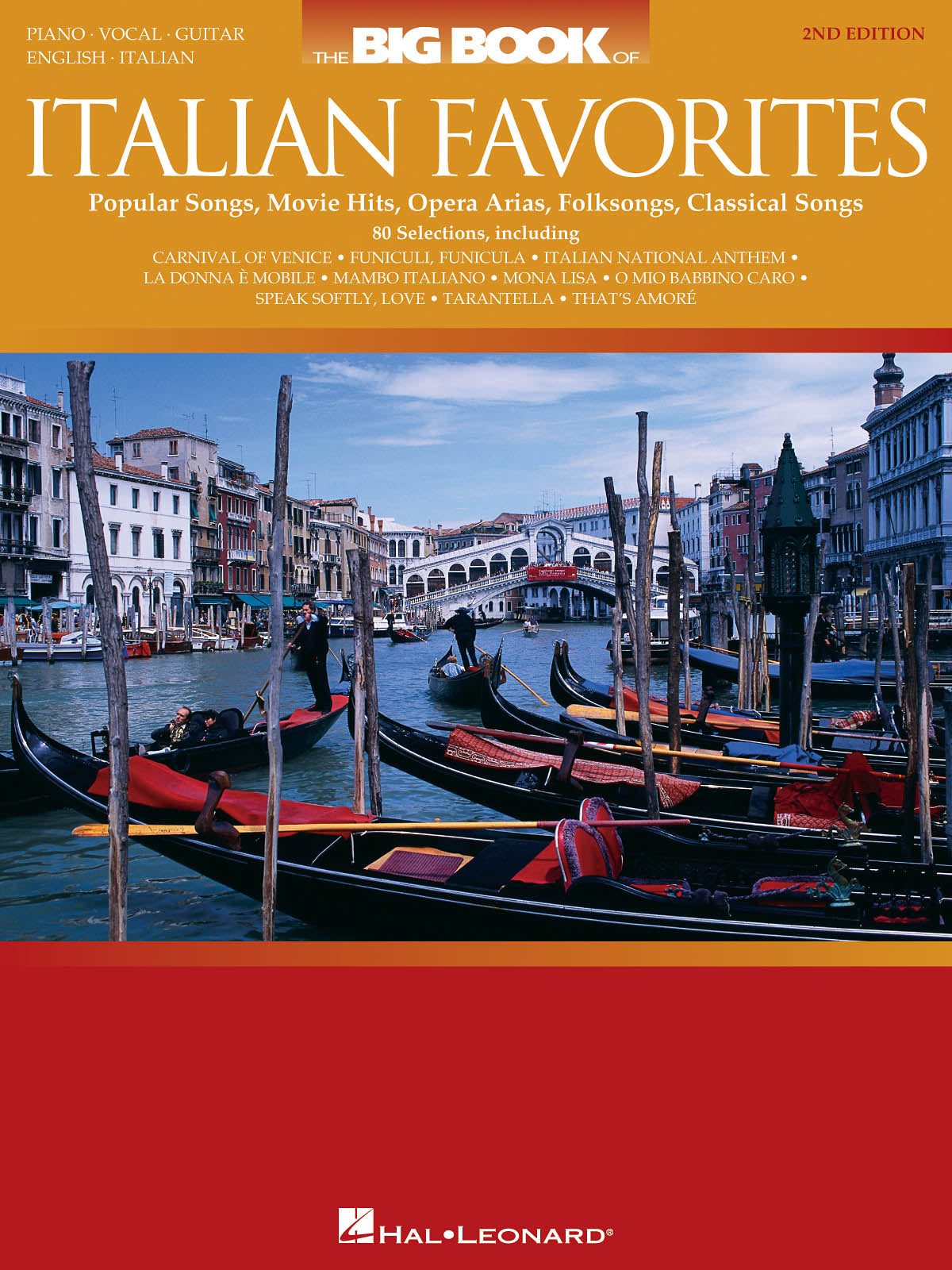 The Big Book of Italian Favorites | Piano, zang en gitaar