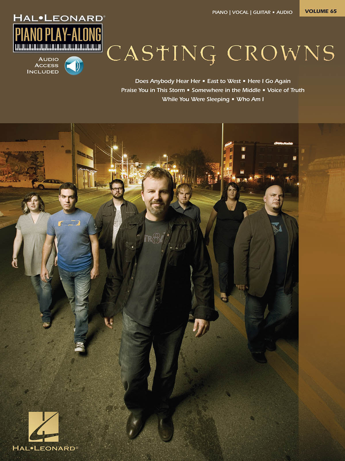 Casting Crowns – Piano Play-Along Volume 65 | Piano, zang en gitaar