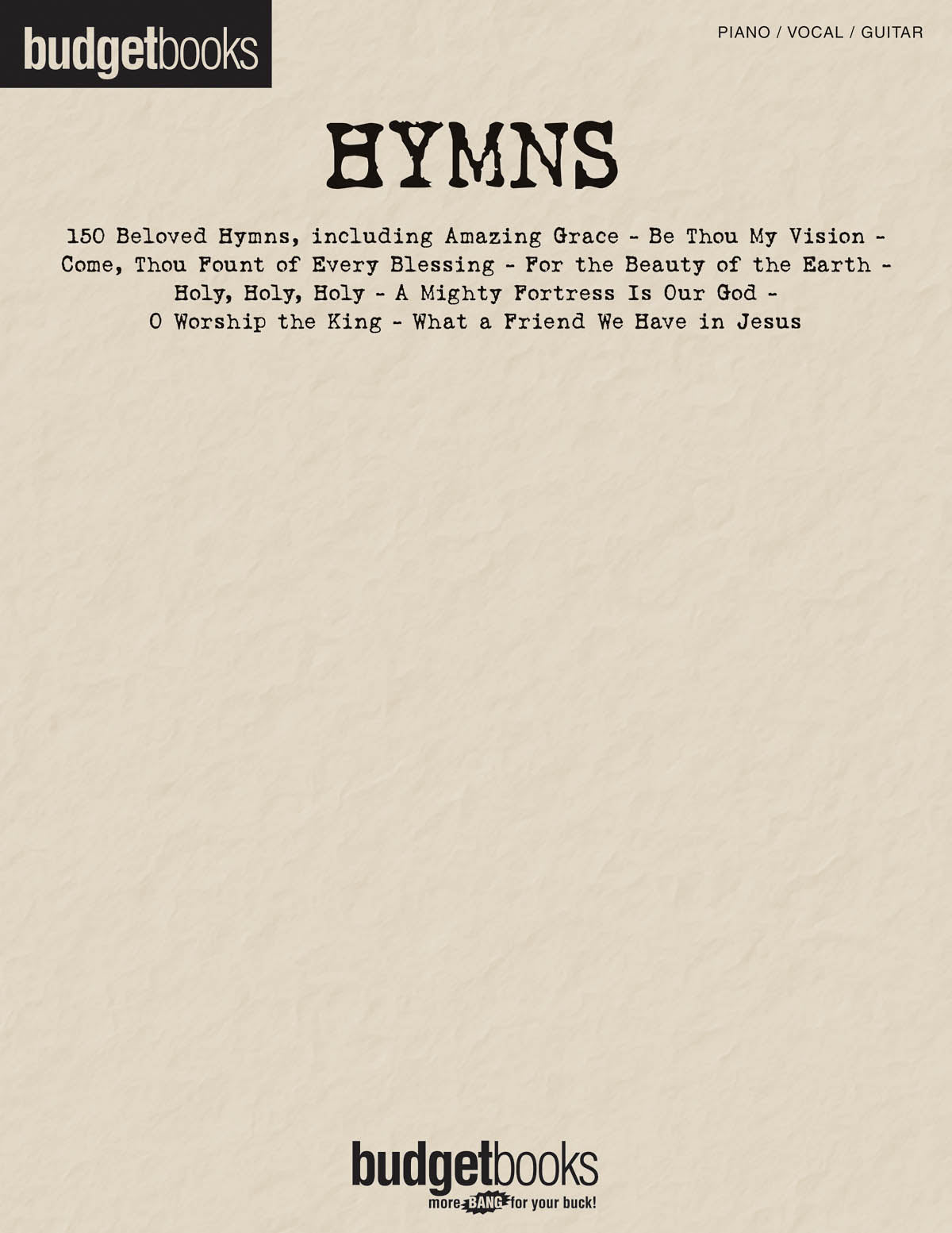 Hymns | Piano, zang en gitaar