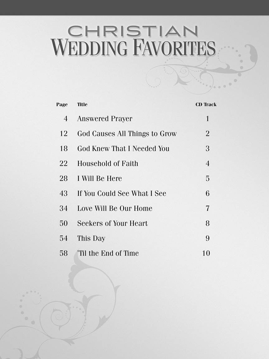 Christian Wedding Favorites – Wedding Essentials Series | Piano, zang en gitaar