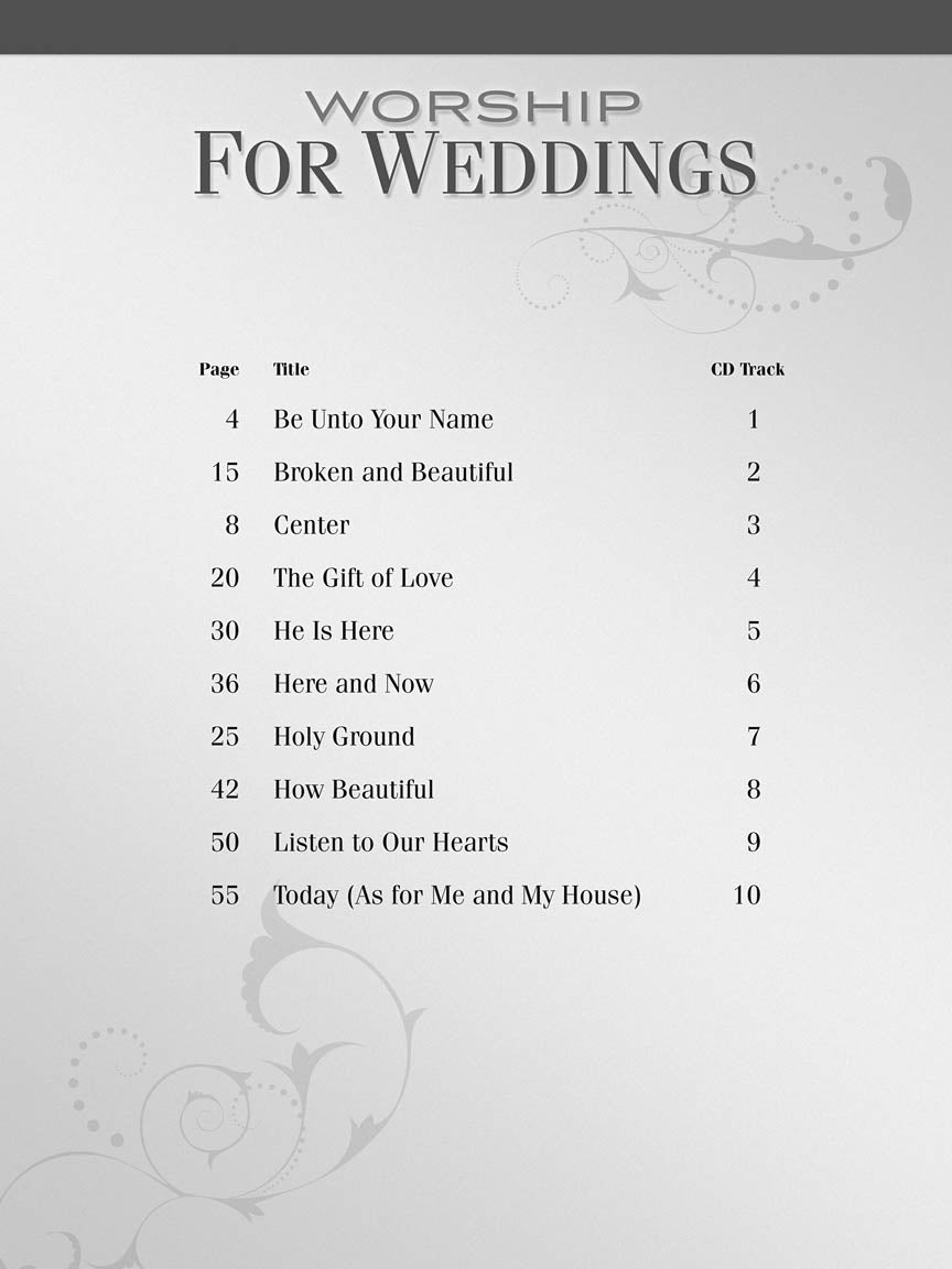 Worship for Weddings – Wedding Essentials Series | Piano, zang en gitaar