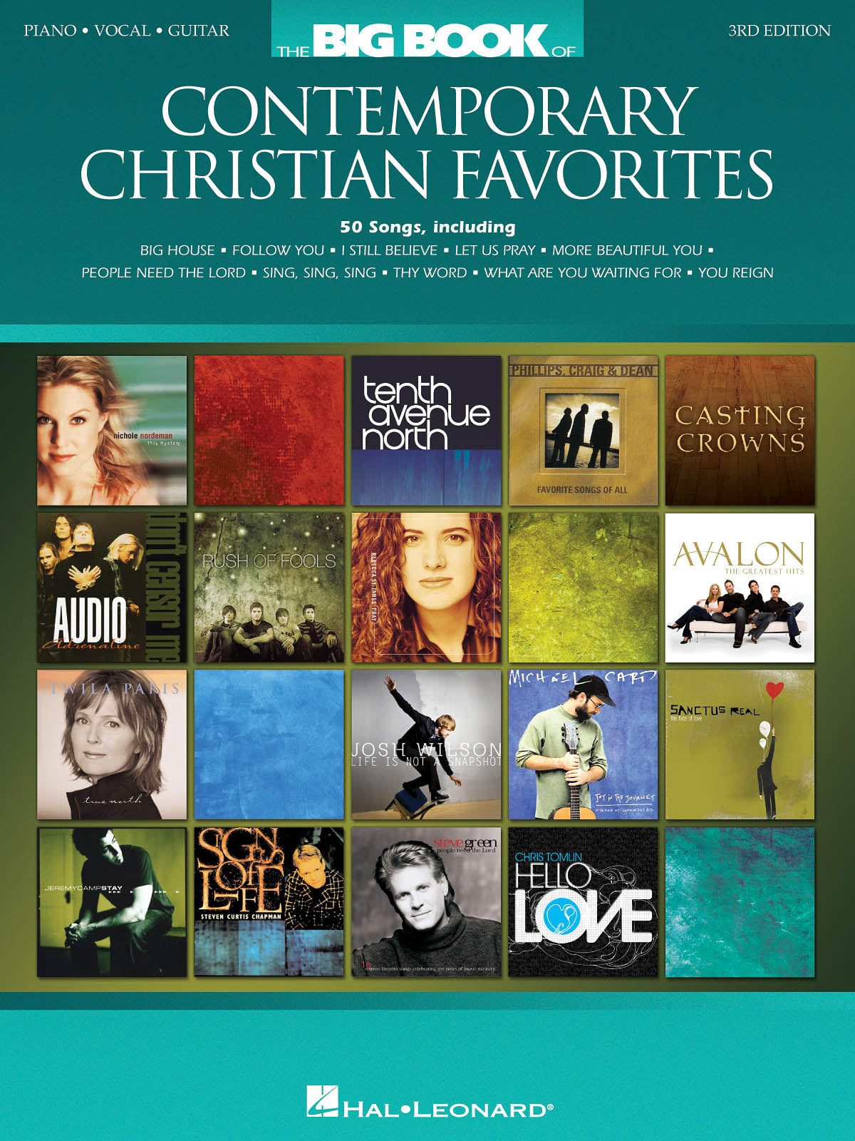The Big Book of Contemporary Christian Favorites – 3rd Edition | Piano, zang en gitaar