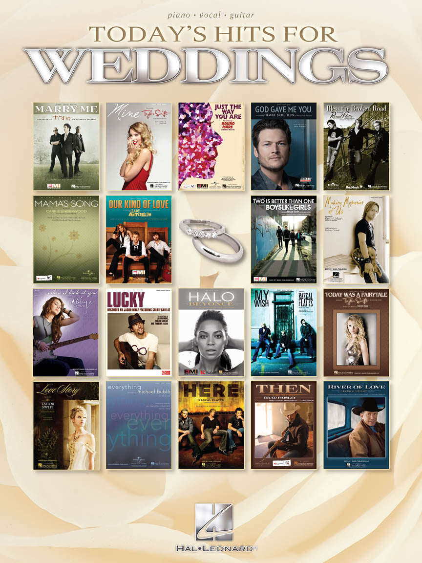 Today's Hits for Weddings | Piano, zang en gitaar