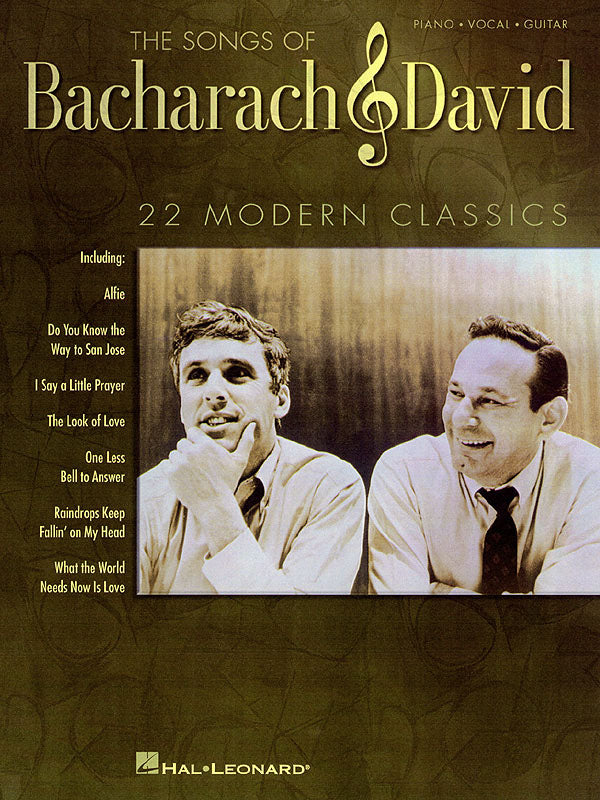 The Songs of Bacharach & David | Piano, zang en gitaar