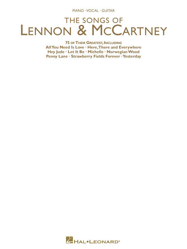 The Songs of Lennon & McCartney | Piano, zang en gitaar