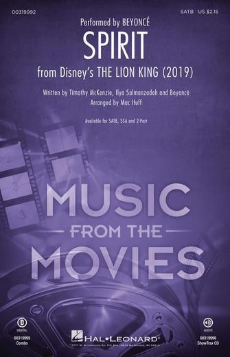 Spirit (from The Lion King 2019) | ShowTrax CD
