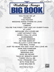 The Wedding Songs Big Book | Piano, zang en gitaar