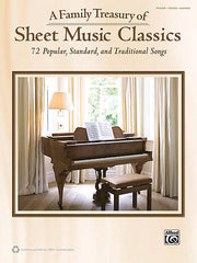A Family Treasury of Sheet Music Classics – 72 Popular, Standard, and Traditional Songs | Piano, zang en gitaar