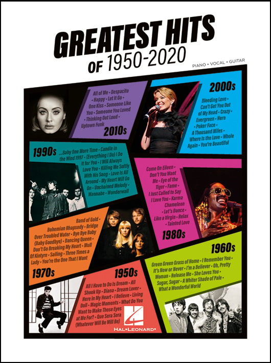 Greatest Hits of 1950-2020 | Piano, zang en gitaar