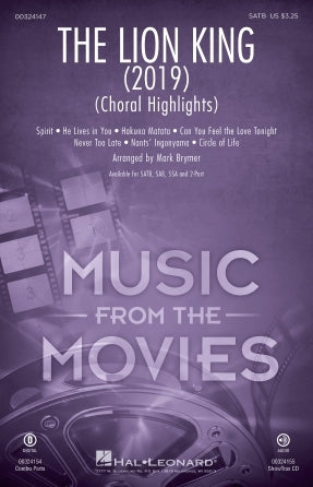 The Lion King (2019) (Choral Highlights) | ShowTrax CD
