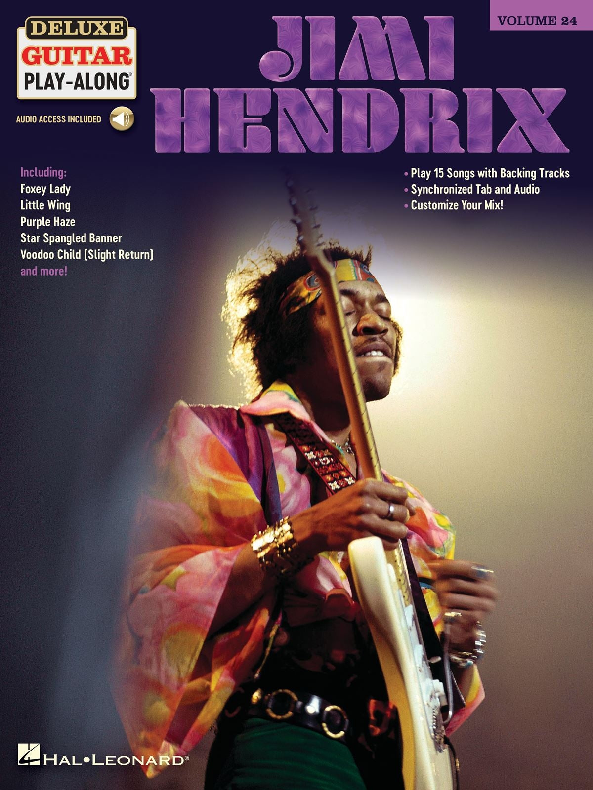 Jimi Hendrix – Deluxe Guitar Play-Along Volume 24 | Gitaar