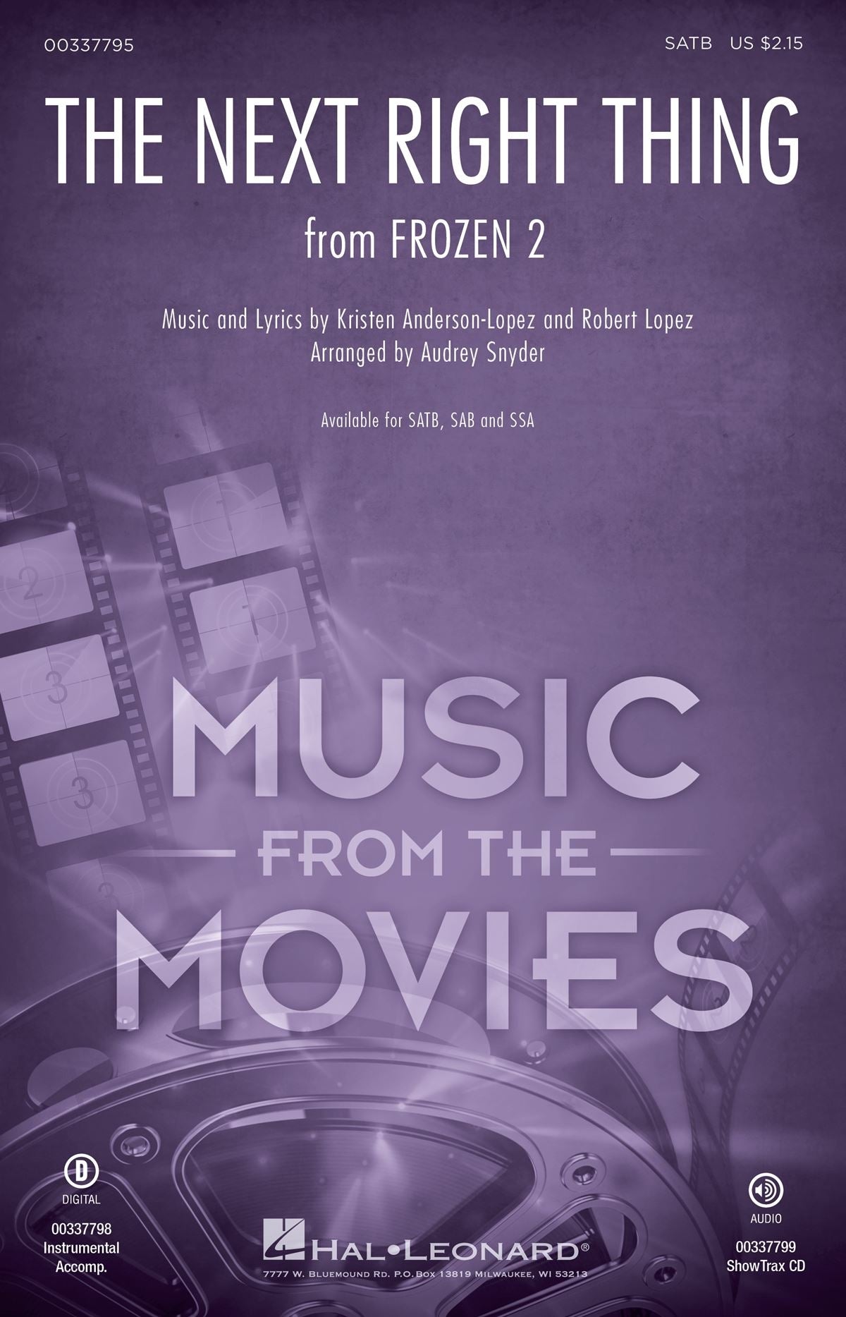 The Next Right Thing – from Frozen 2