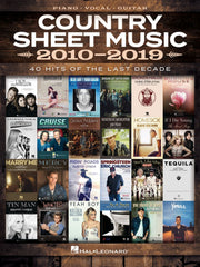 Country Sheet Music 2010-2019 | Piano, zang en gitaar
