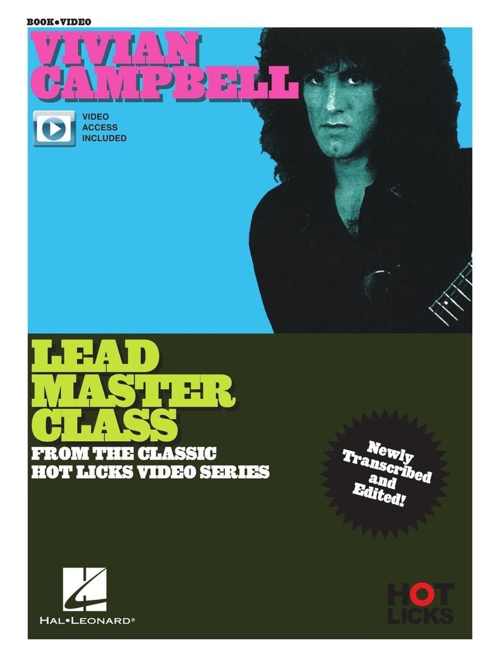 Vivian Campbell- Lead Master Class – Instructional Book with Online Video Lessons | Gitaar