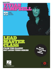 Vivian Campbell- Lead Master Class – Instructional Book with Online Video Lessons | Gitaar