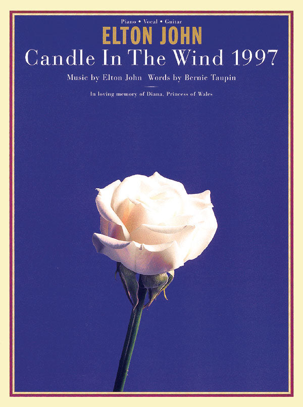 Candle in the Wind 1997 | Piano, zang en gitaar