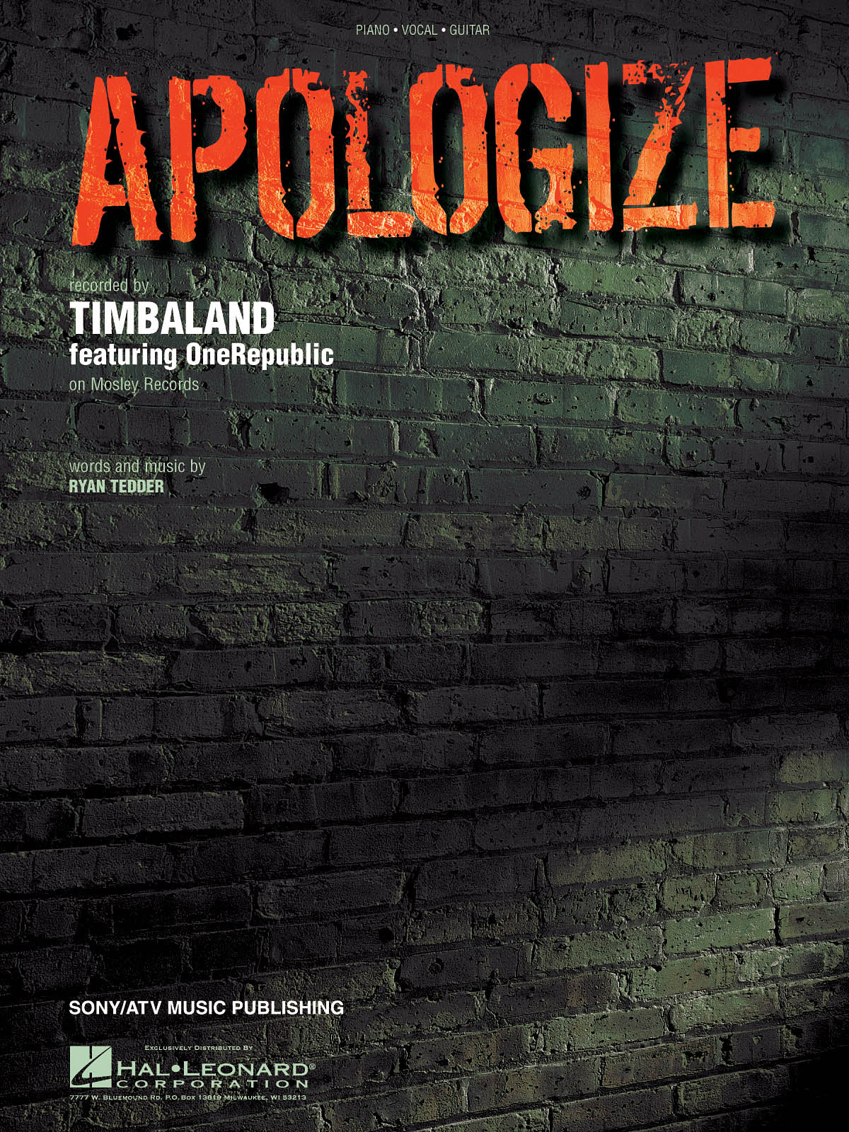 Apologize | Piano, zang en gitaar