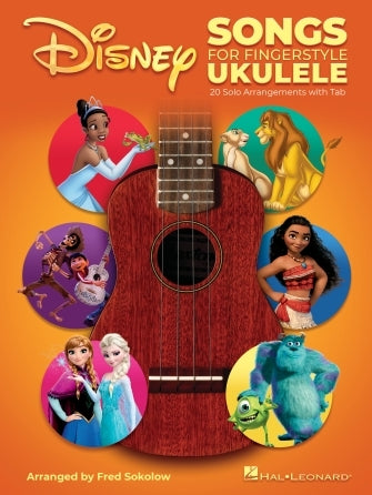 Disney Songs for Fingerstyle Ukulele – 20 Solo Arrangements with Tab | Ukelele