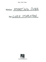 Chris Stapleton - Starting Over | Piano, zang en gitaar