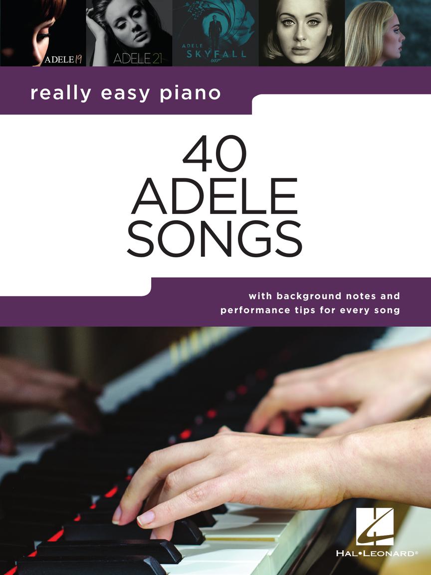 Really Easy Piano 40 Adele Songs