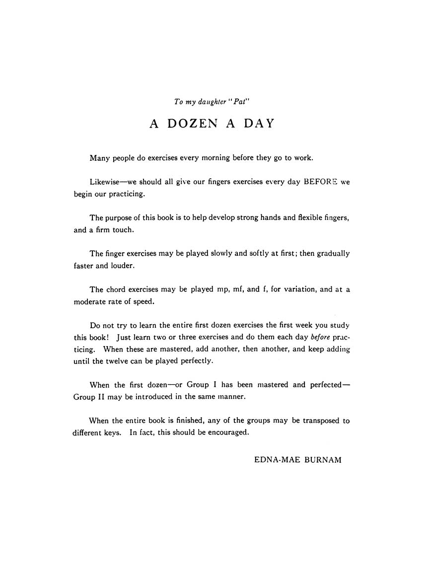 Burnam: A Dozen a Day Book 2 (Piano) afbeelding 2