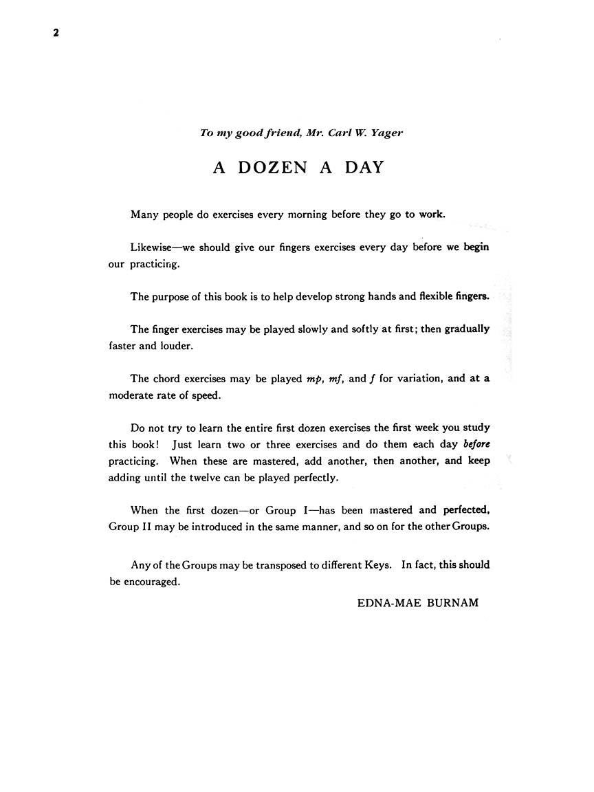 Burnam: A Dozen a Day Book 3 (Piano) afbeelding 2