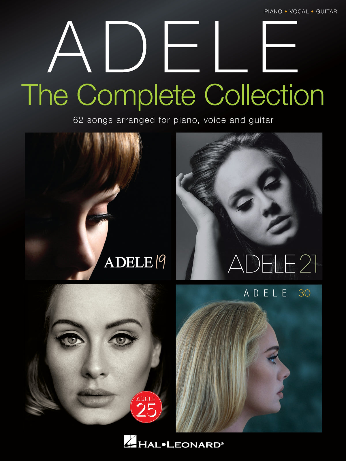 Adele – The Complete Collection | Piano, zang en gitaar
