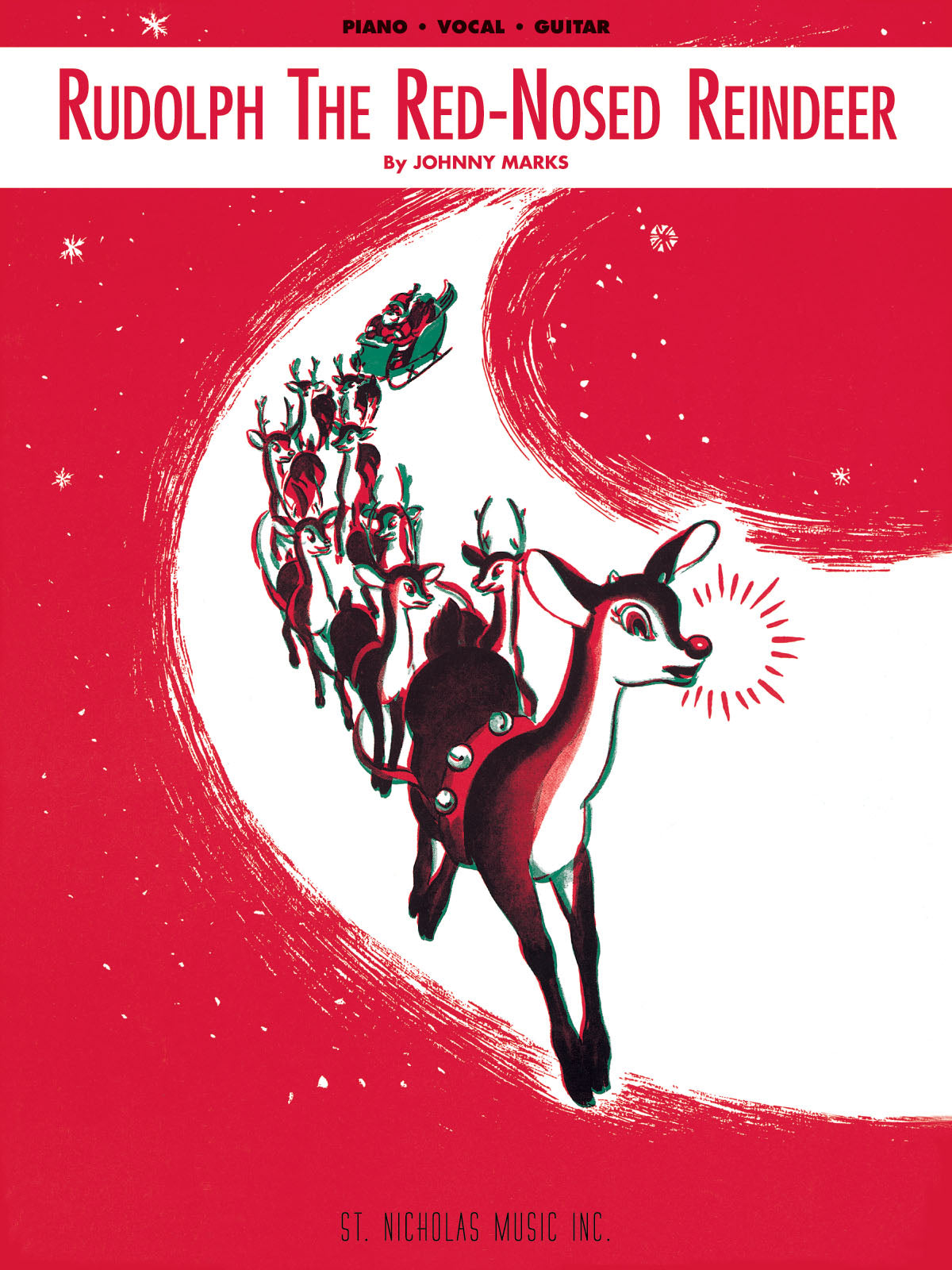 Rudolph the Red-Nosed Reindeer | Piano, zang en gitaar