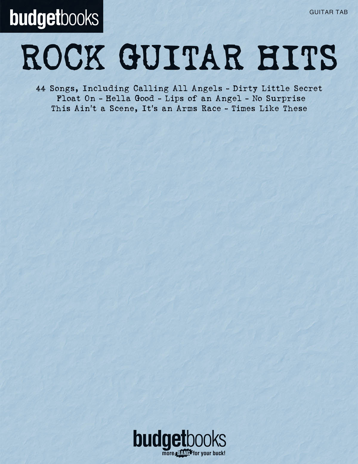 Rock Guitar Hits - Budget Book – Budget Books | Gitaar