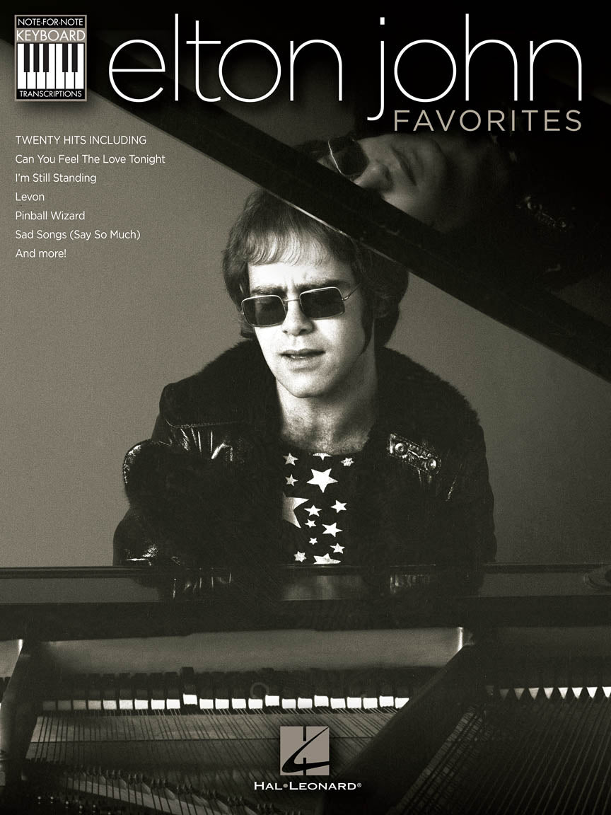 Elton John Favorites – Note-for-Note Keyboard Transcriptions | Piano, zang en gitaar