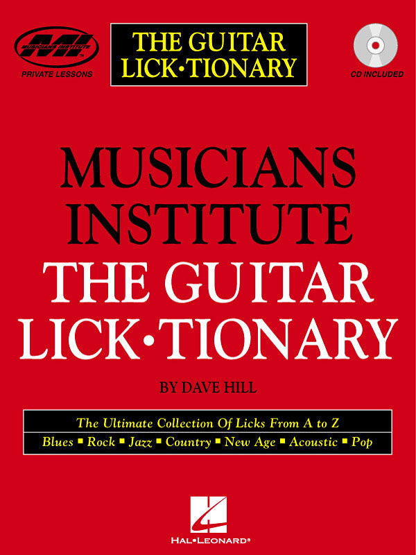 The Guitar Licktionary – Musicians Institute | Gitaar