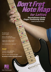 Don't Fret Note Map for Lefties – Revolutionary Guitar Finger Positioning Guide | Gitaar
