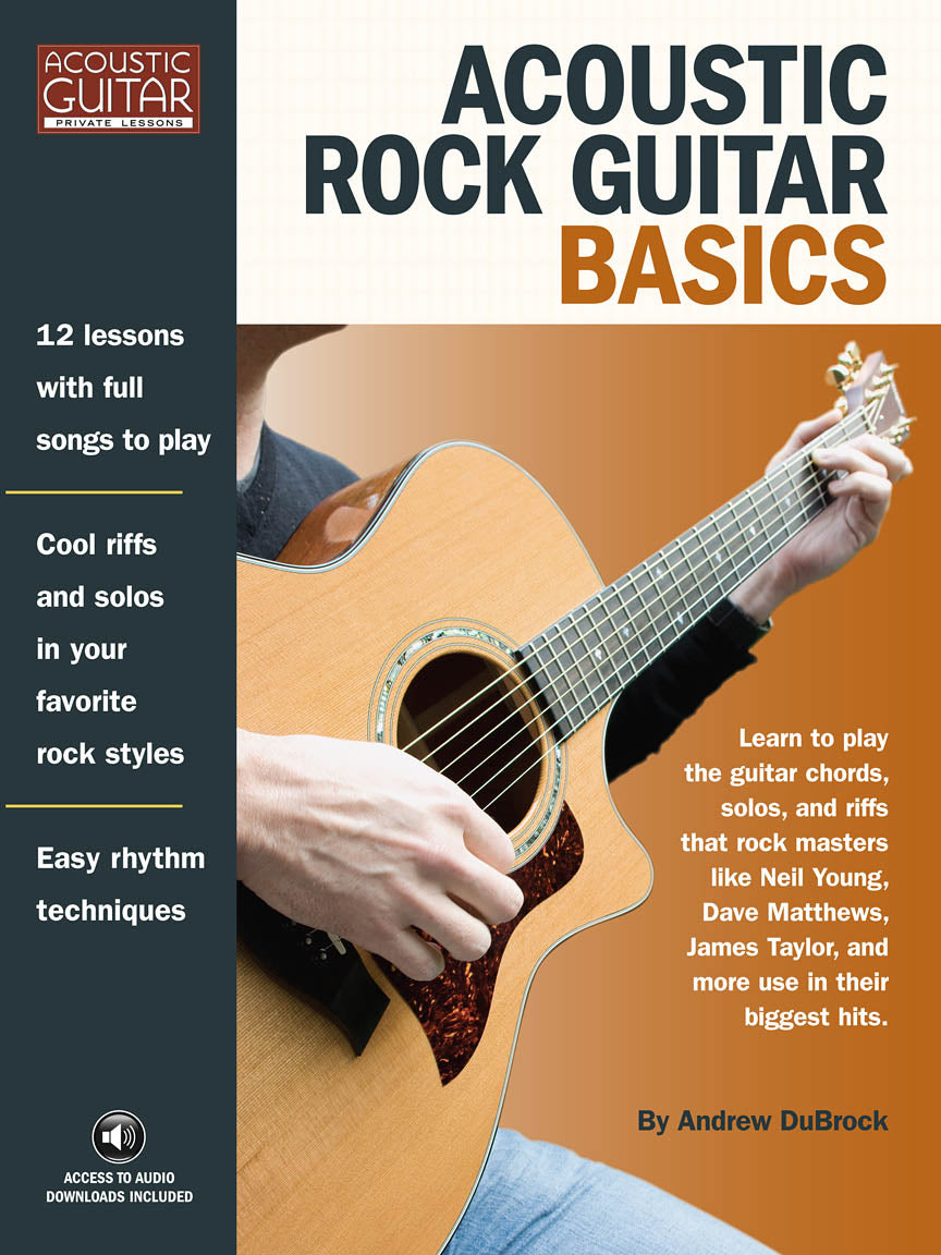 Acoustic Rock Guitar Basics – Access to Audio Downloads Included | Gitaar