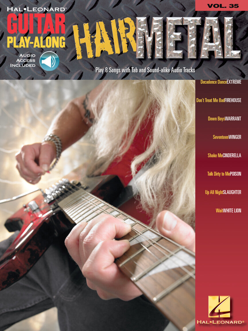 Hair Metal – Guitar Play-Along Volume 35 | Gitaar