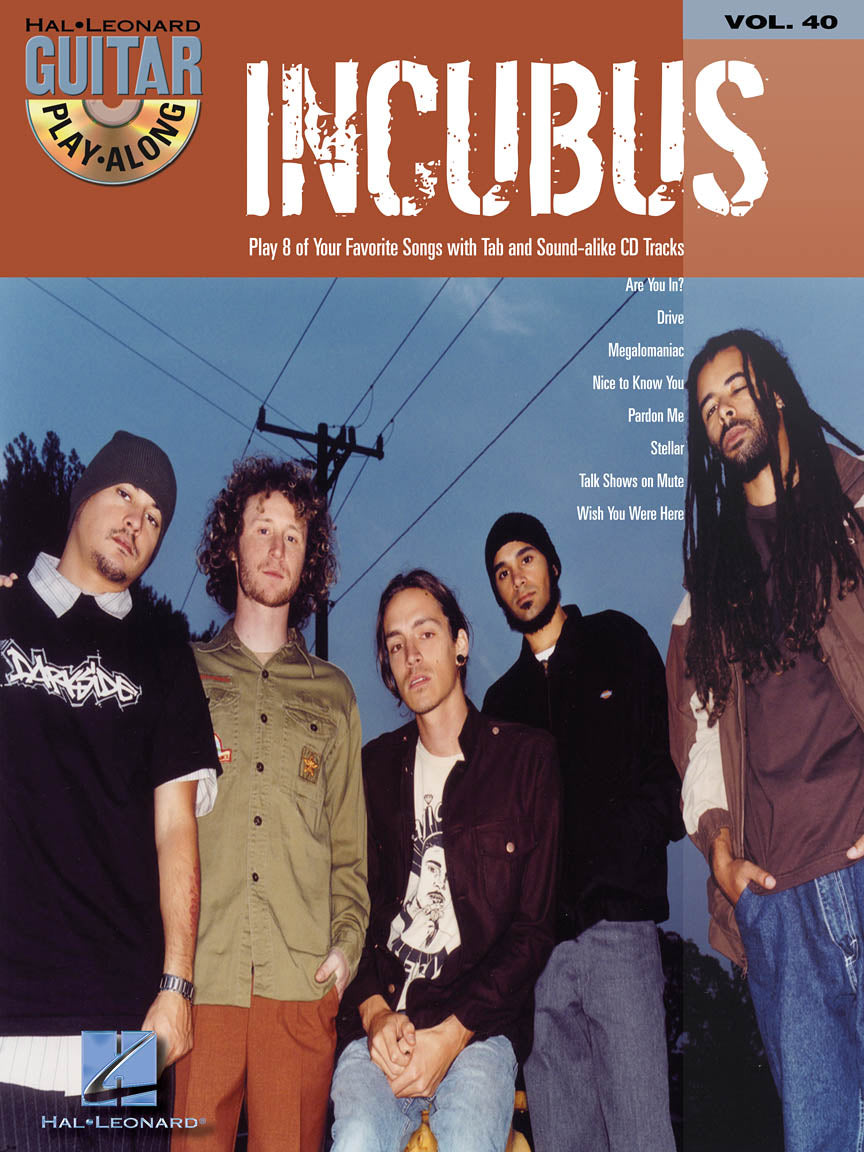 Incubus – Guitar Play Along Volume 40 | Gitaar