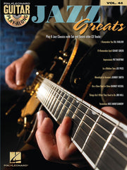 Jazz Greats – Guitar Play-Along Volume 44 | Gitaar